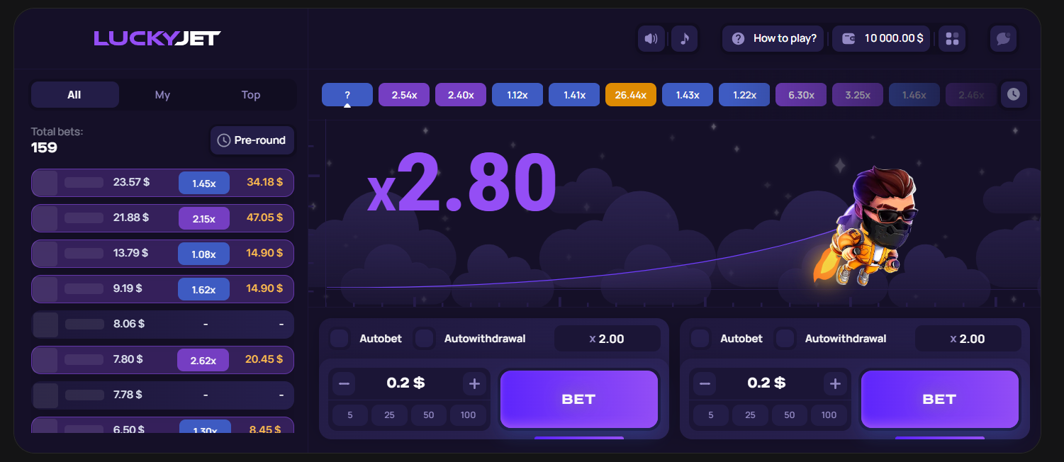 1win LuckyJet
